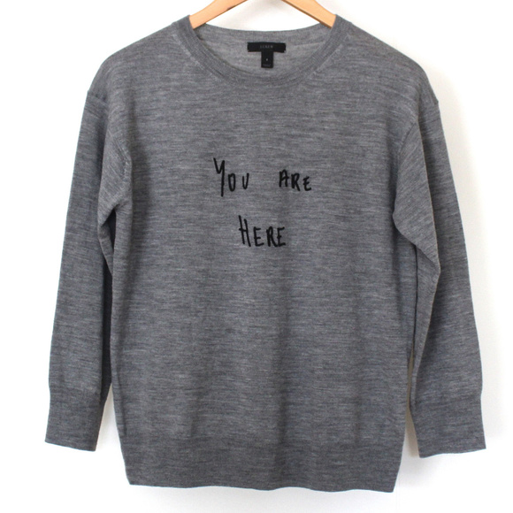 J. Crew Sweaters - J. Crew You Are Here wool sweater, size SMALL S